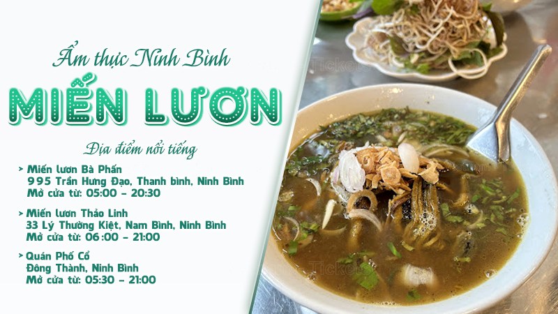 Miến lươn | Food tour Ninh Bình