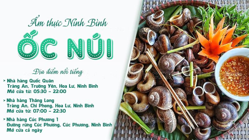 Các món ngon từ ốc núi | Food tour Ninh Bình