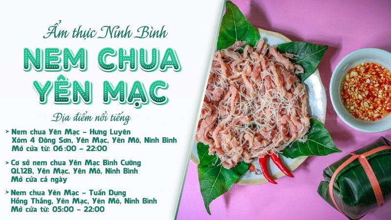 Nem chua Yên Mạc | Food tour Ninh Bình