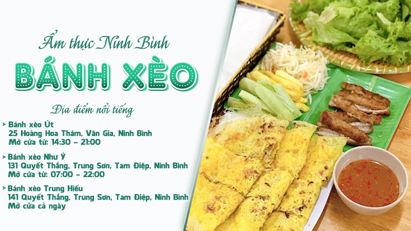 Bánh xèo | Food tour Ninh Bình