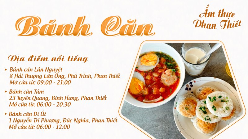 Bánh căn | Food tour Phan Thiết