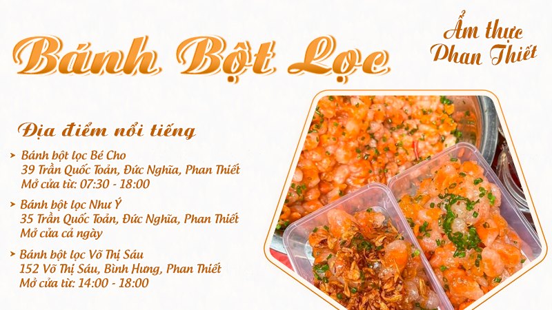 Bánh bột lọc | Food tour Phan Thiết