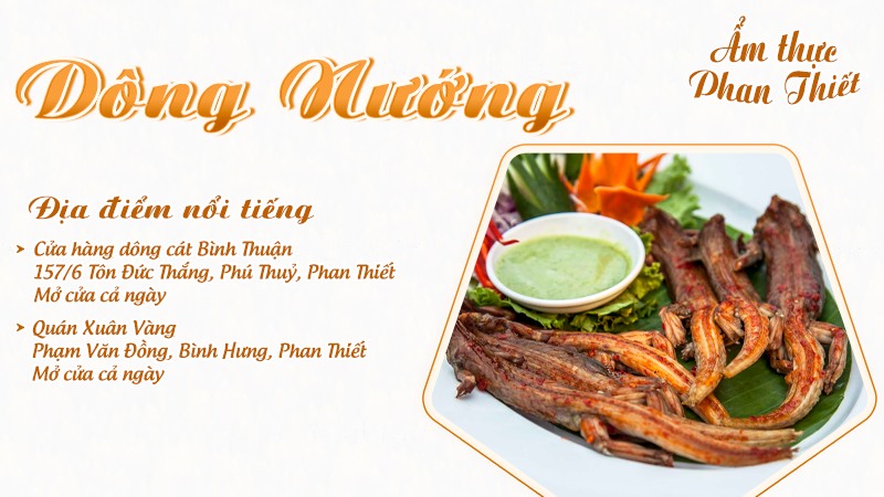 Dông nướng | Food tour Phan Thiết