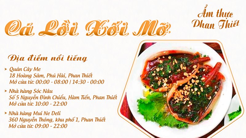 Cá lồi xối mỡ | Food tour Phan Thiết