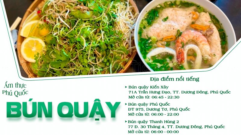 Bún quậy | Food tour Phú Quốc