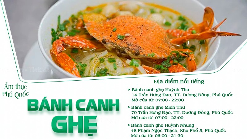 Bánh canh ghẹ | Food tour Phú Quốc