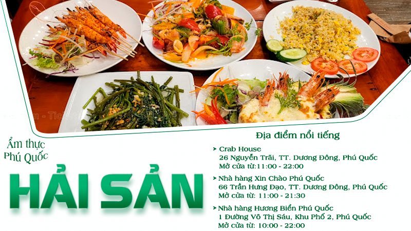 Các loại hải sản tươi sống | Food tour Phú Quốc