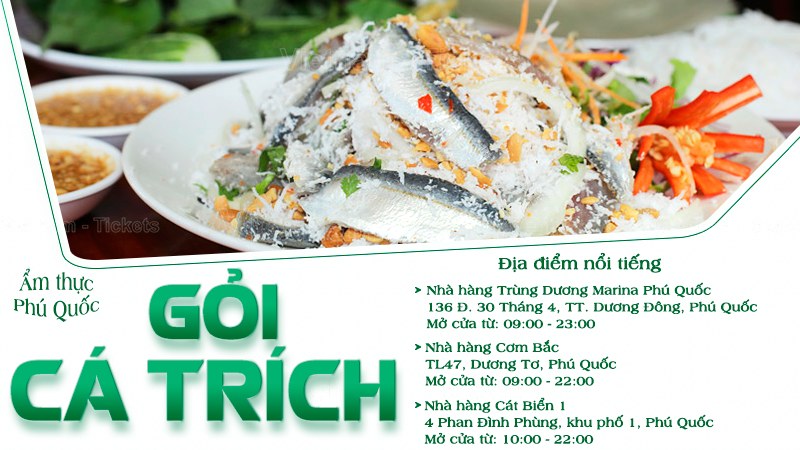 Gỏi cá trích | Food tour Phú Quốc