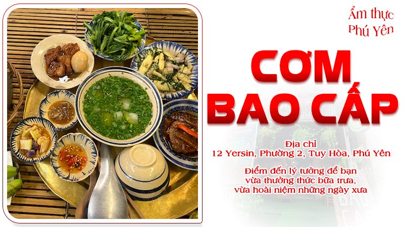 Cơm bao cấp | Food tour Phú Yên