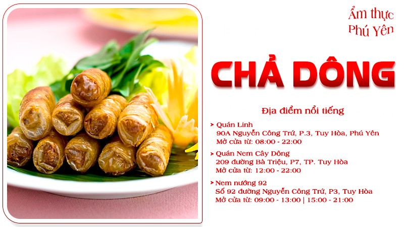 Chả dông | Food tour Phú Yên