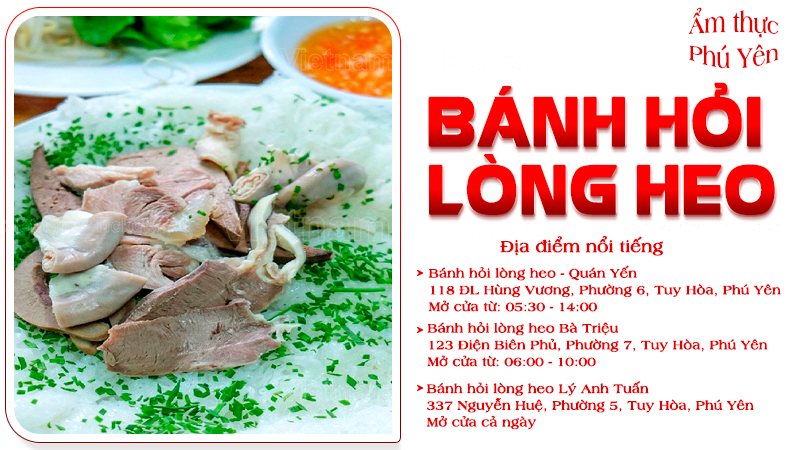 Bánh hỏi lòng heo | Food tour Phú Yên