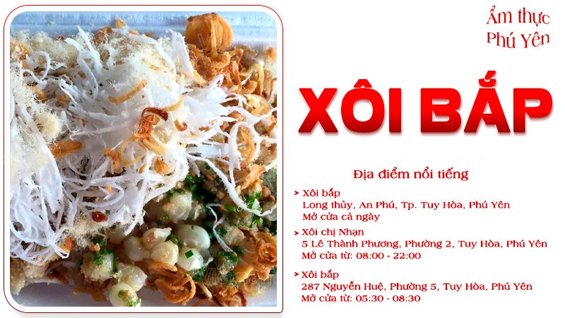 Xôi bắp | Food tour Phú Yên