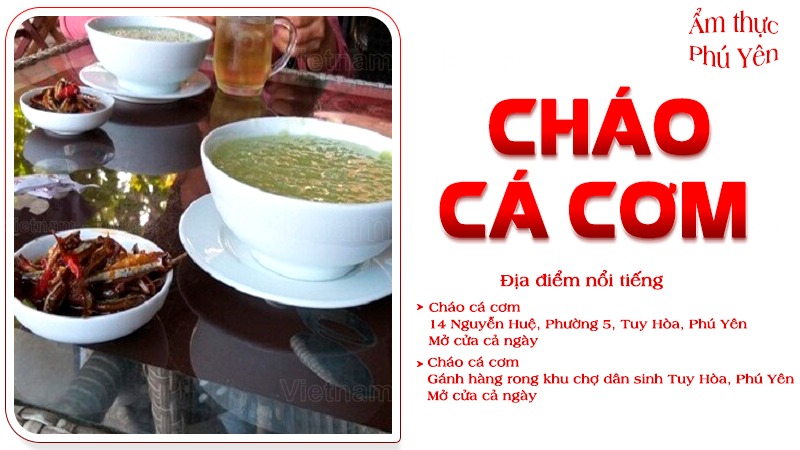 Cháo cá cơm | Food tour Phú Yên