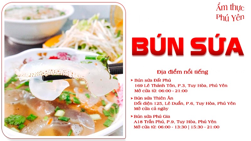 Bún sứa | Food tour Phú Yên