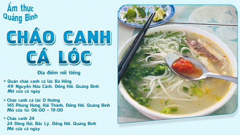 Cháo canh cá lóc | Food tour Quảng Bình