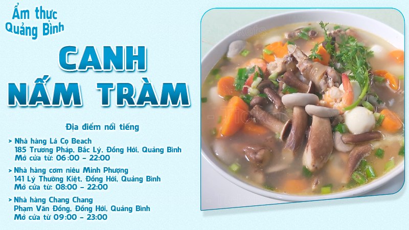 Canh nấm tràm | Food tour Quảng Bình