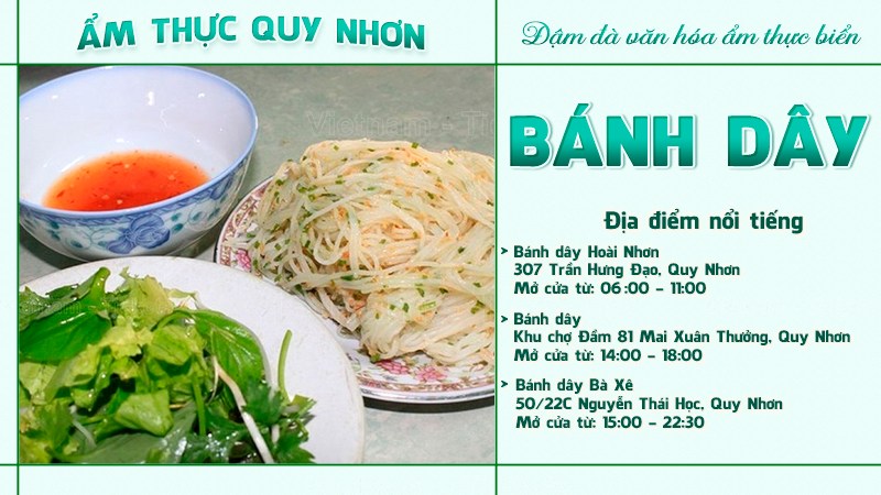 Bánh dây | Food tour Quy Nhơn