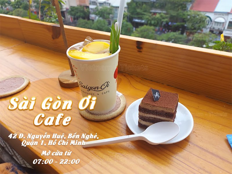 Sài Gòn Ơi Cafe - Nguyễn Huệ | Food Tour Sài Gòn