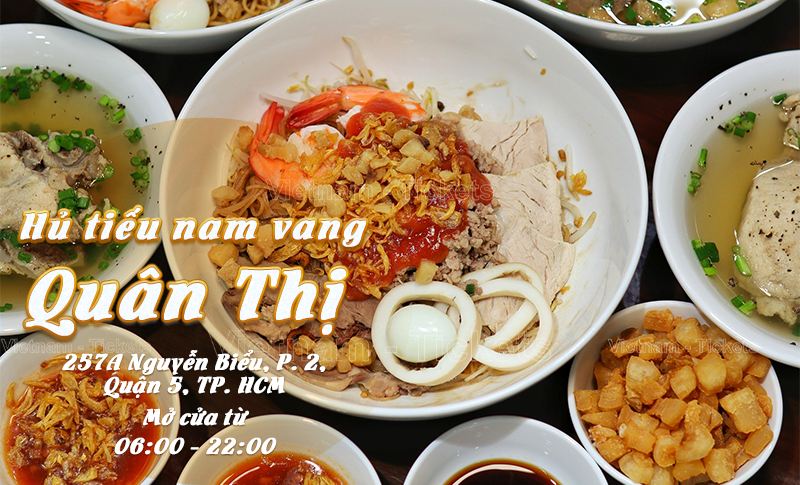 Hủ tiếu nam vang Quân Thị - Nguyễn Biểu | Food Tour Sài Gòn