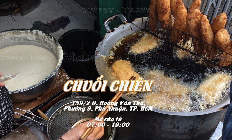 Chuối chiên - Hoàng Văn Thụ | Food Tour Sài Gòn