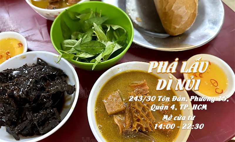 Phá lấu dì Nủi - Tôn Đản | Food Tour Sài Gòn