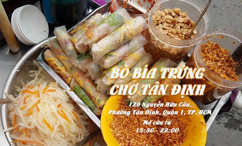 Bò bía chợ Tân Định | Food Tour Sài Gòn