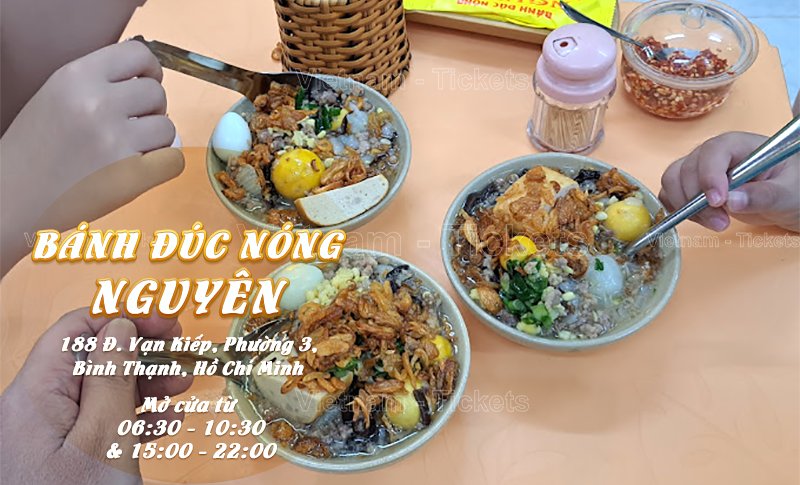 Bánh đúc nóng Nguyên - Vạn Kiếp | Food Tour Sài Gòn