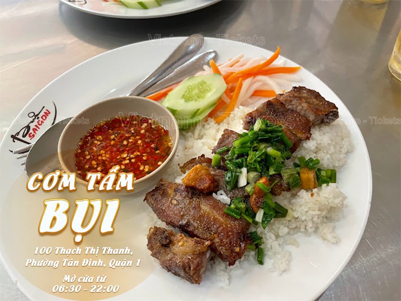 Cơm tấm Bụi - Thạch Thị Thanh | Food Tour Sài Gòn