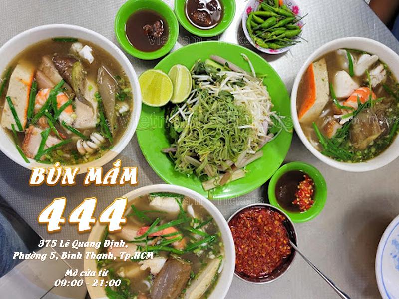 Bún mắ 444 - Lê Quang Định | Food Tour Sài Gòn