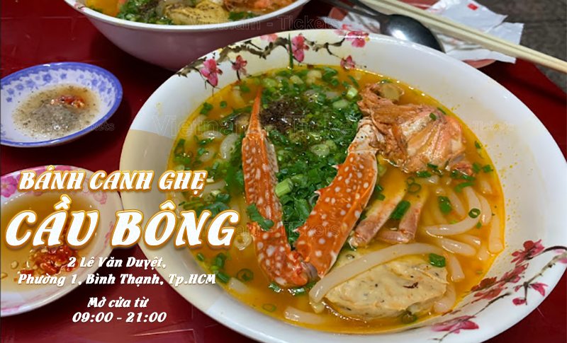 Bánh canh ghẹ Cầu Bông - Lê Văn Duyệt | Food Tour Sài Gòn