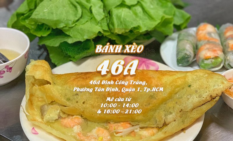 Bánh xèo 46A - Đinh Công Tráng | Food Tour Sài Gòn