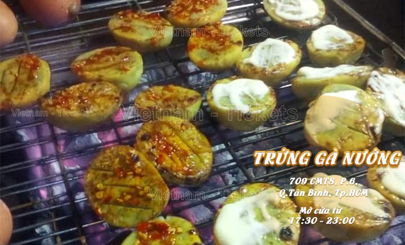 Trứng gà nướng Út Liên - Cách Mạng Tháng Tám | Food Tour Sài Gòn