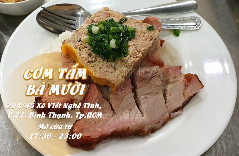 Cơm tấm Bà Mười - Xô Viết Nghệ Tĩnh | Food Tour Sài Gòn