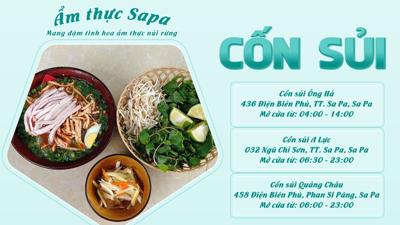 Cốn sủi | Food tour Sapa