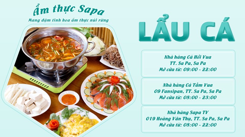 Lẩu cá tầm hoặc cá hồi | Food tour Sapa