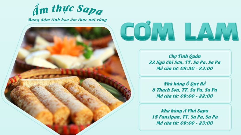 Cơm lam | Food tour Sapa