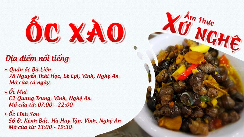 Ốc xào | Food tour Vinh