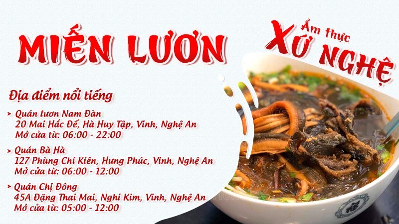 Miến lươn | Food tour Vinh