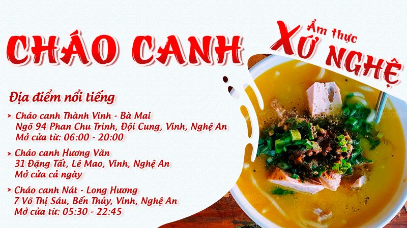 Cháo canh | Food tour Vinh