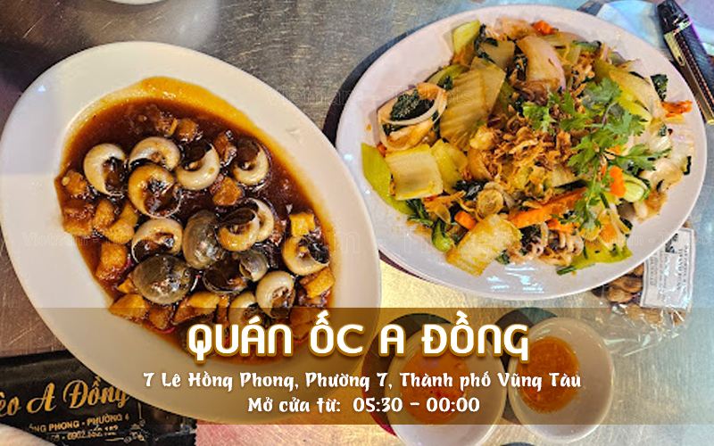 Quán ốc A Đồng | Food tour Vũng Tàu