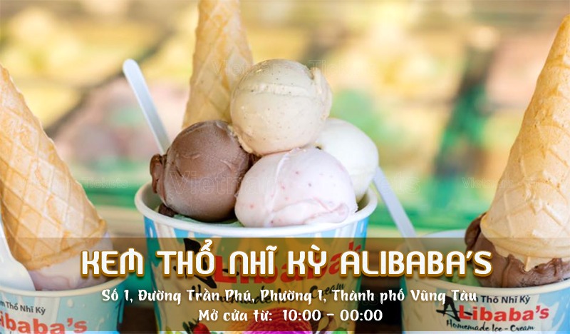 Kem Thổ Nhĩ Kỳ Alibaba's | Food tour Vũng Tàu