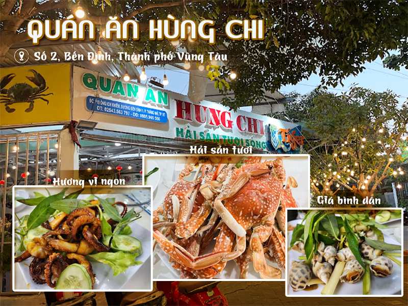 Quán ăn Hùng Chi | Food tour Vũng Tàu