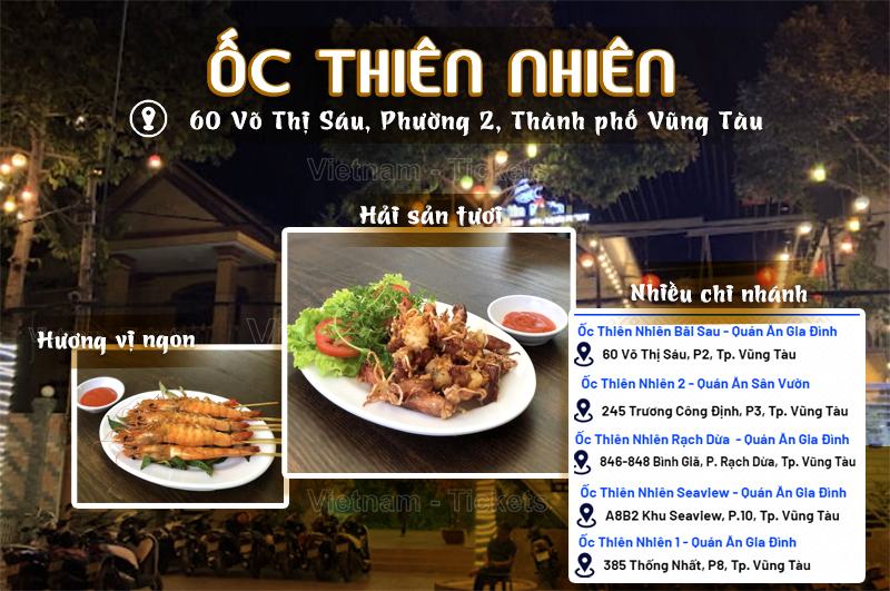 Ốc Thiên Nhiên | Food tour Vũng Tàu