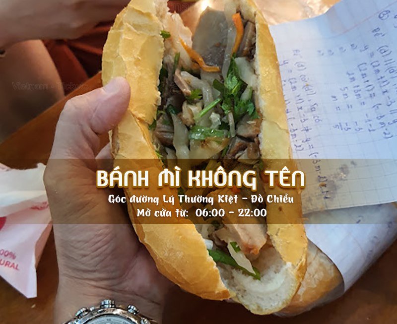 Bánh mì Không Tên - Đồ Chiểu | Food tour Vũng Tàu