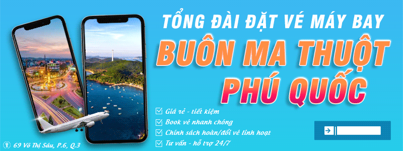 Giá vé máy bay Buôn Ma Thuột Phú Quốc
