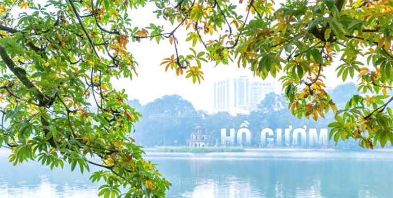 Khung cảnh buổi sáng sương mù ở Hồ Gươm đầy huyền ảo, ấn tượng vô cùng | Giá vé máy bay Côn Đảo Hà Nội