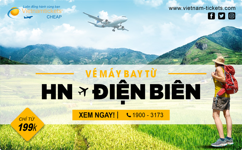 Giá vé máy bay Hà Nội Điện Biên mới nhất chỉ từ 199K - Nhanh tay book ngay