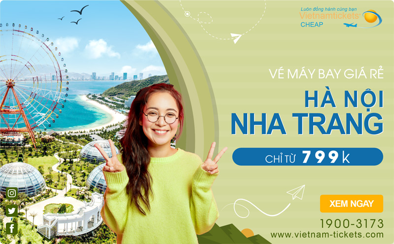 Giá vé máy bay Hà Nội Nha Trang chỉ từ 799K - Bay ngay kẻo lỡ