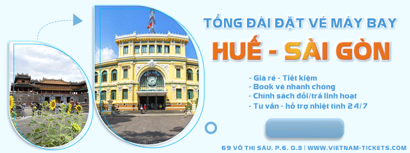 Giá vé máy bay Huế Sài Gòn