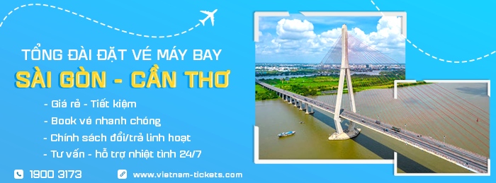 Giá vé máy bay Sài Gòn Cần Thơ